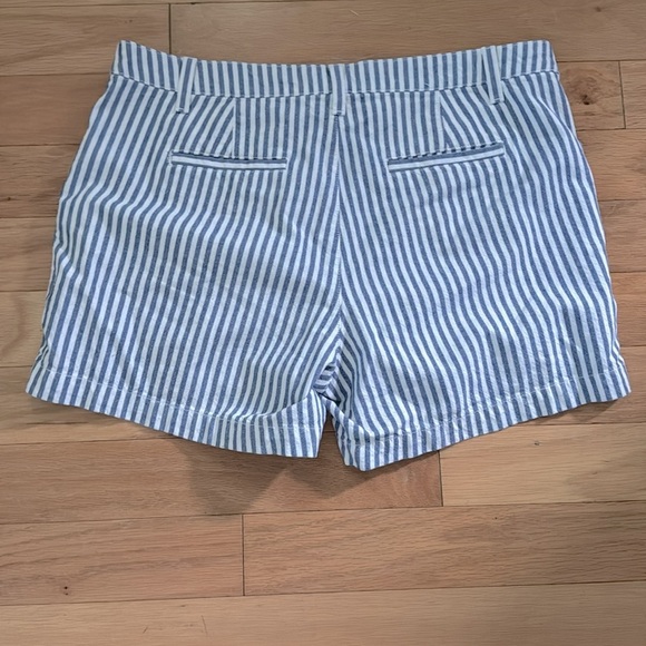 Gap | blue and white striped shorts | The City Short | size 14 - Picture 4 of 4